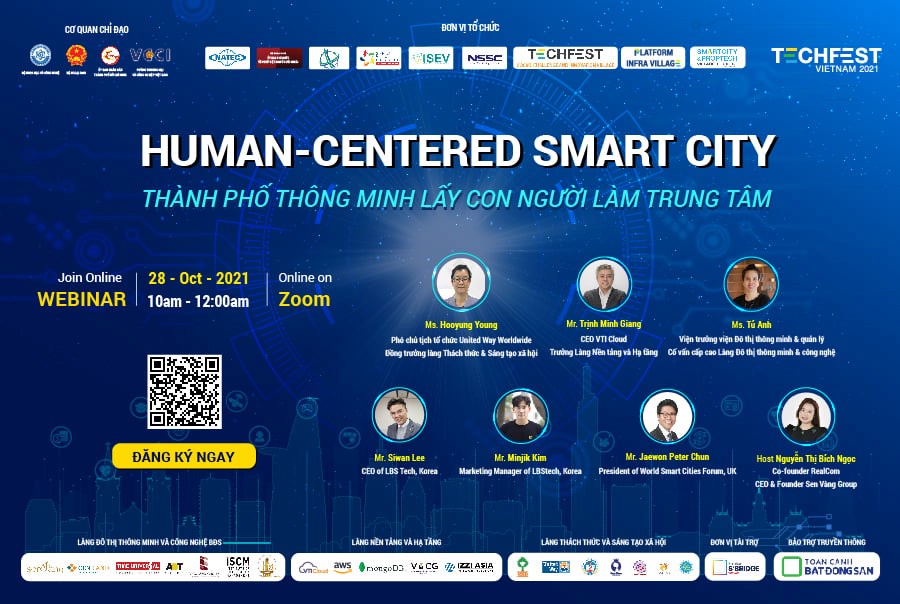 Webinar: Thành phố thông minh lấy con người làm trung tâm